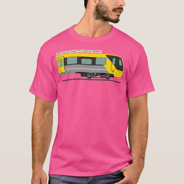 Merseyrail Class 777 Profil T-Shirt (Vorderseite)
