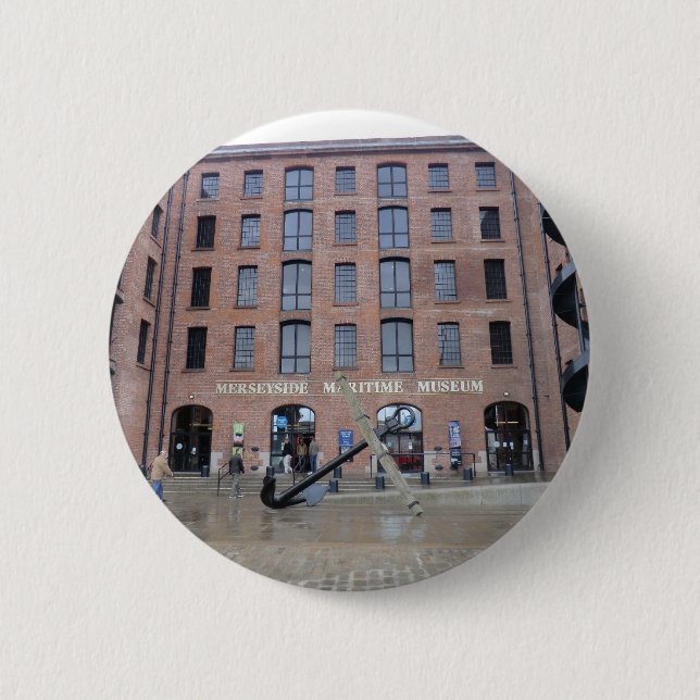 Merseysideseemuseum Button (Vorderseite)