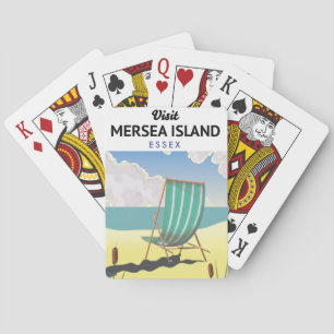 Mersia-Insel Essex Reiseplakat Spielkarten