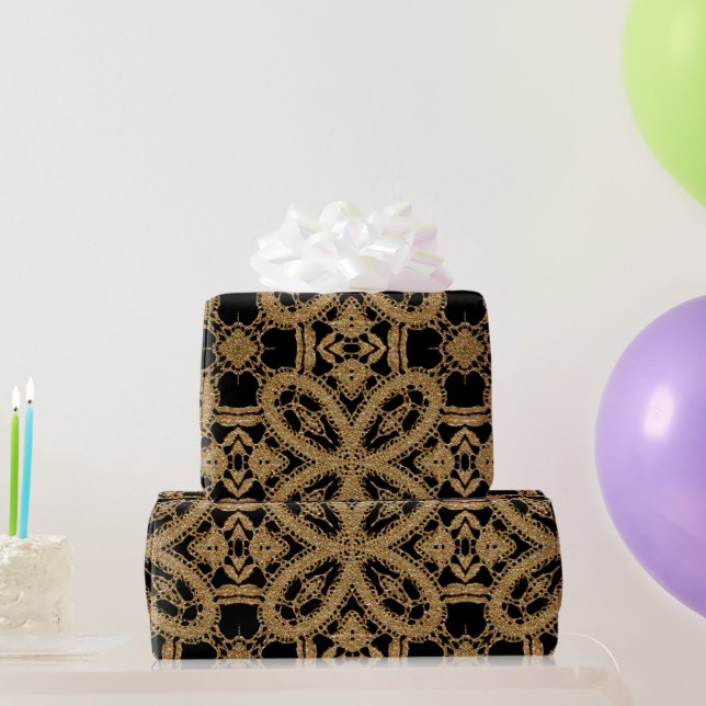 Mertlock Old Fashion Black Beauty Geschenkpapier (Partygeschenke)