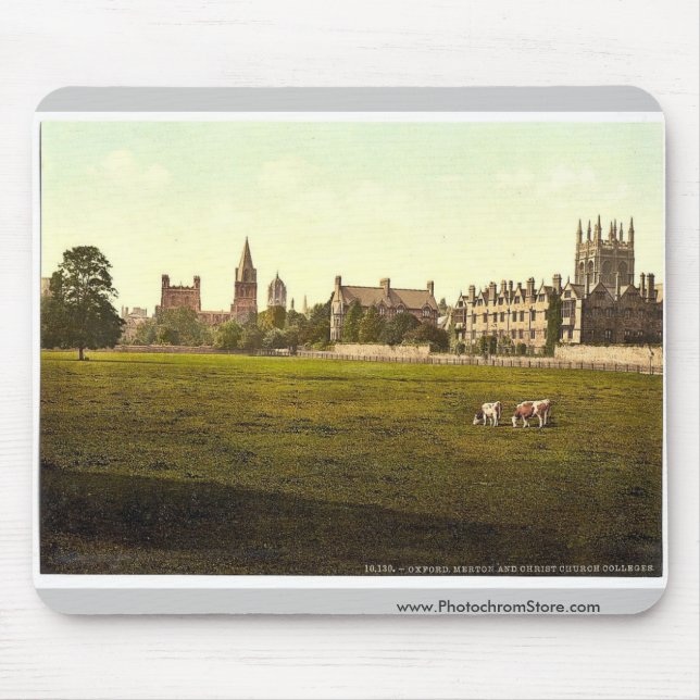 Merton und Christus-Kirchen-Uni, Oxford, England Mousepad (Vorne)