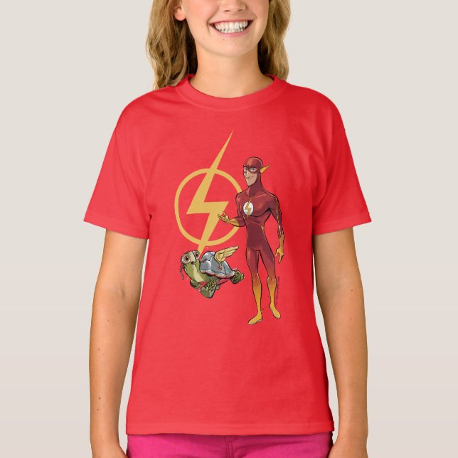 Merton und der Flash T-Shirt (Vorderseite)