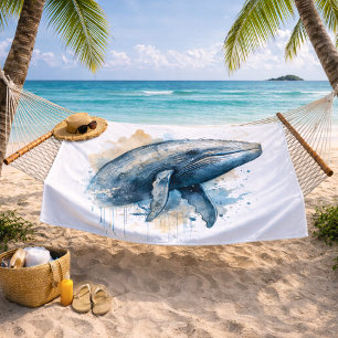 Merveille de baleine à l'aquarelle