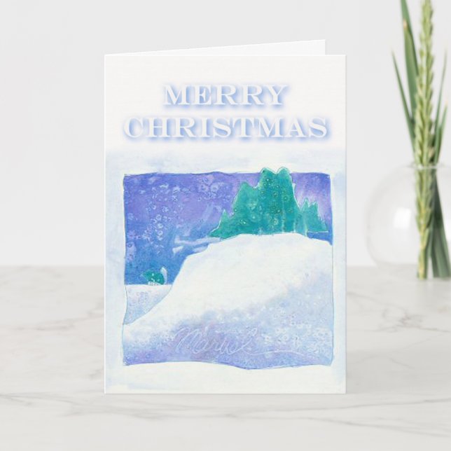 Merveille de carte de Noël par Susan M. Edgerton (Devant)