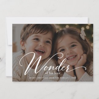 Merveille de sa photo complète Carte de Noël relig
