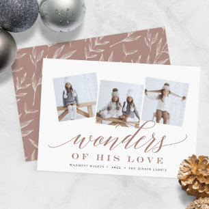 Merveilles de son amour   Carte de collage photo d