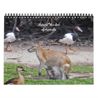 Merveilles naturelles de calendrier de l'Australie