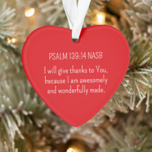 Merveilleuse et incroyable Bible Verse Coeur de No