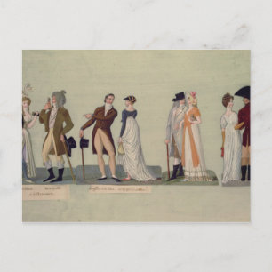 Merveilleuse... unübertreffliche Promenade Postkarte