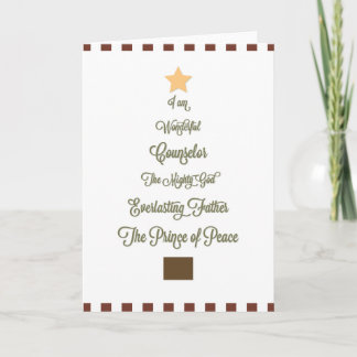 Merveilleux, carte de Noël de conseiller