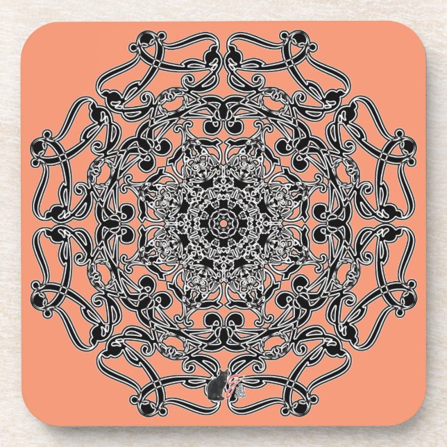 Merveilleux Dessous de verre Octa Glyph Dusk (Devant)