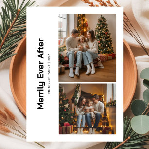 Merveilleux Jamais après la carte de Noël de famil