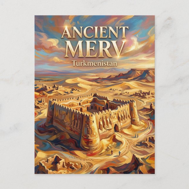 Merw Turkmenistan Postkarte (Vorderseite)