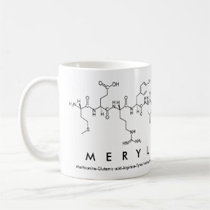 Meryl Peptid-Namen-Tasse Kaffeetasse