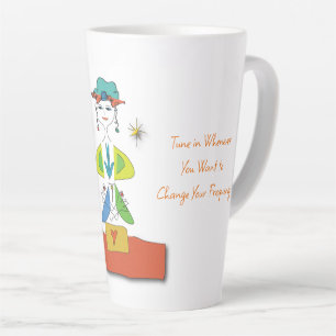 "Meryl" - Tuning in Yoga Latte Tasse