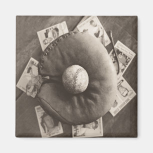 MES01BWD3 Baseball-Karten.tif Magnet