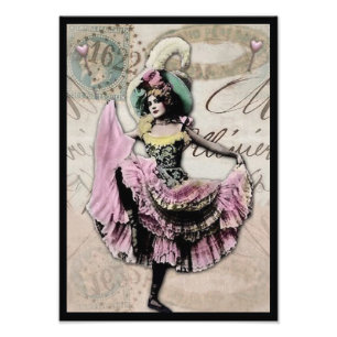 Mes Amis Danseuse de Cancan 3 Photo Print