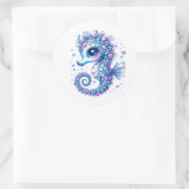 Mes Autocollants Petit Hippocampe (Sac)