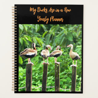 Mes canards sont dans une rangée planificateur ann
