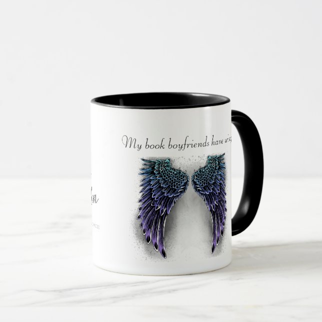 Mes copains du livre ont des ailes tasses de café. (Devant droit)