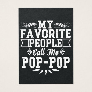 Mes gens favoris m'appellent Pop-Pop Fête des pè