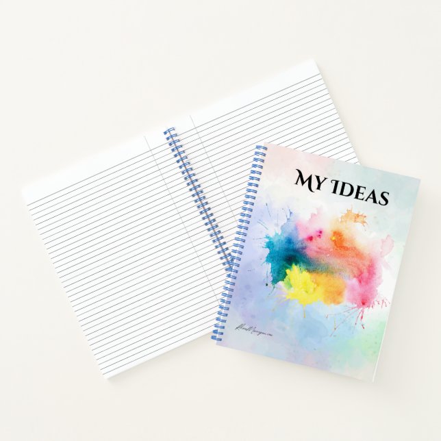 Mes idées Carnet 8.5x11 (Intérieur)