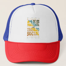 Mes Nacional del Trabajo Social, Typografie