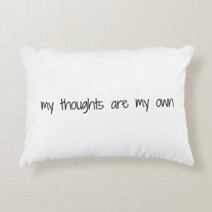 Mes pensées Coussin d'accent