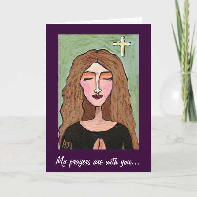 Mes prières sont avec vous... - carte (Devant)
