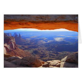 Mesa Arch Utah Card