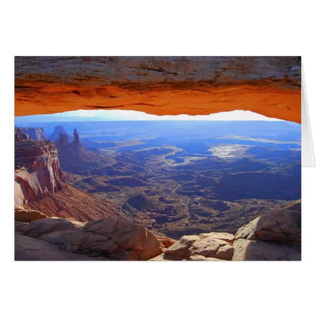 Mesa Arch Utah Card (Vorderseite (Horizontal))