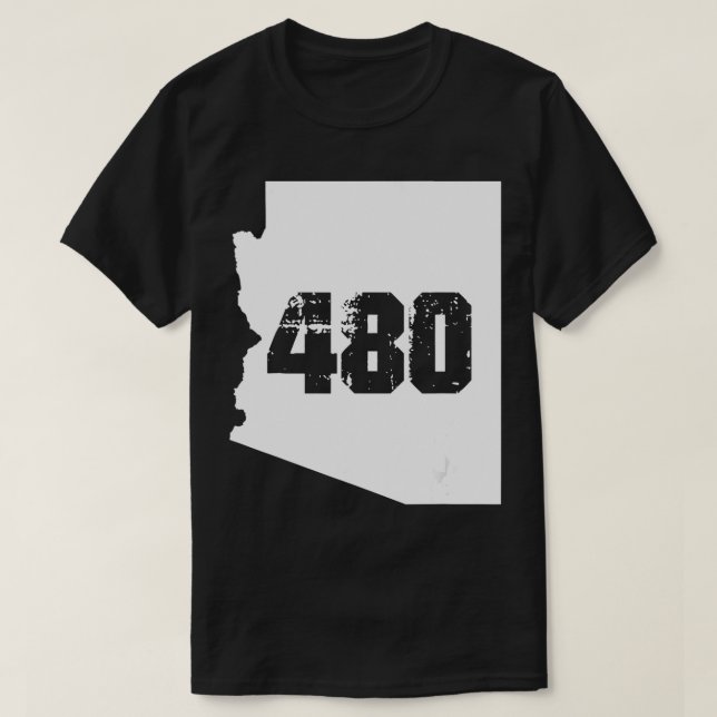 Mesa Arizona 480 Bereichscode T-Shirt (Design vorne)