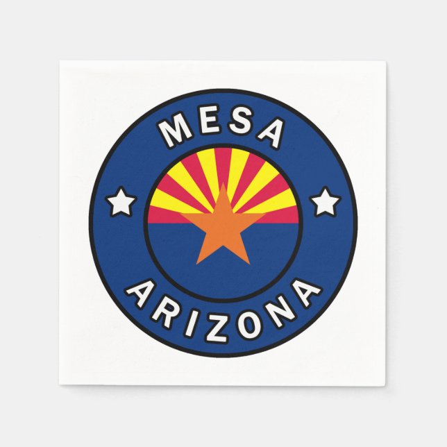 Mesa Arizona Serviette (Vorderseite)