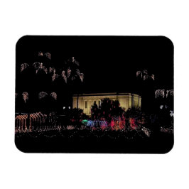 Mesa, der Tempel von Arizona leuchtet. Magnet