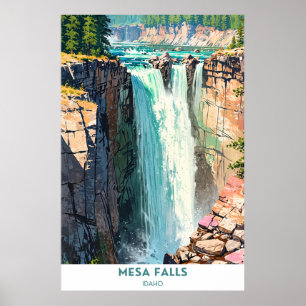 Mesa Falls, Idaho Poster
