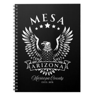 Mesa Maricopa Landkreis Arizona Vintager Adler Notizblock