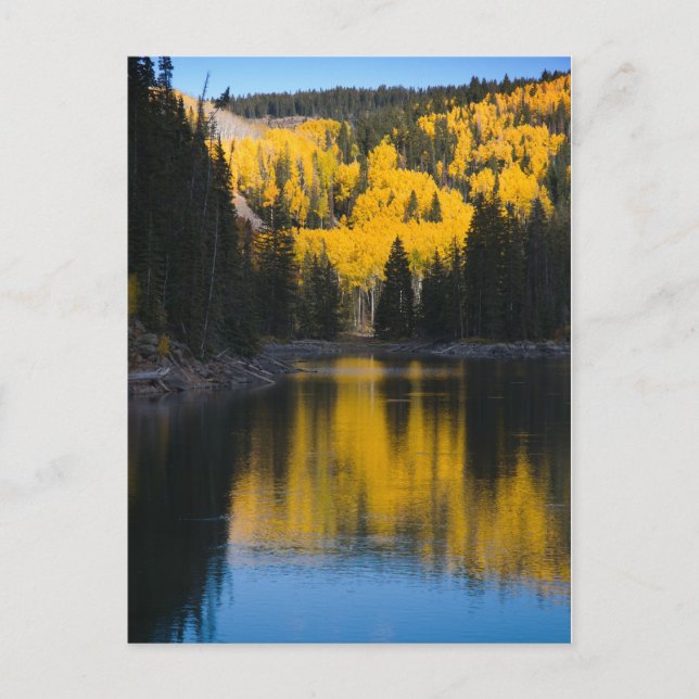 Mesa Seen im Herbst Postkarte (Vorderseite)