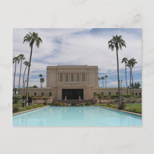 Mesa Temple Postkarte (Vorderseite)