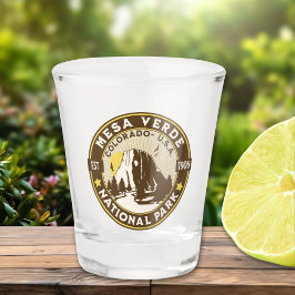 Mesa Verde National Park Arid Vista Schnapsglas