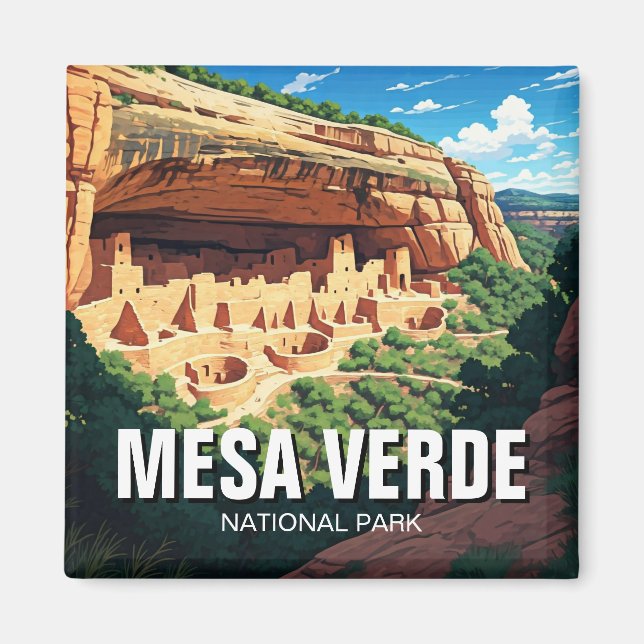 Mesa Verde National Park Travel Magnet (Vorne)