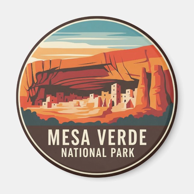 Mesa Verde National Park Travel Magnet (Vorne)