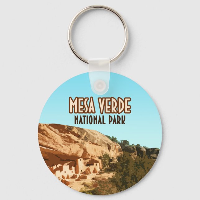 Mesa Verde Nationalpark Colorado Schlüsselanhänger (Vorderseite)