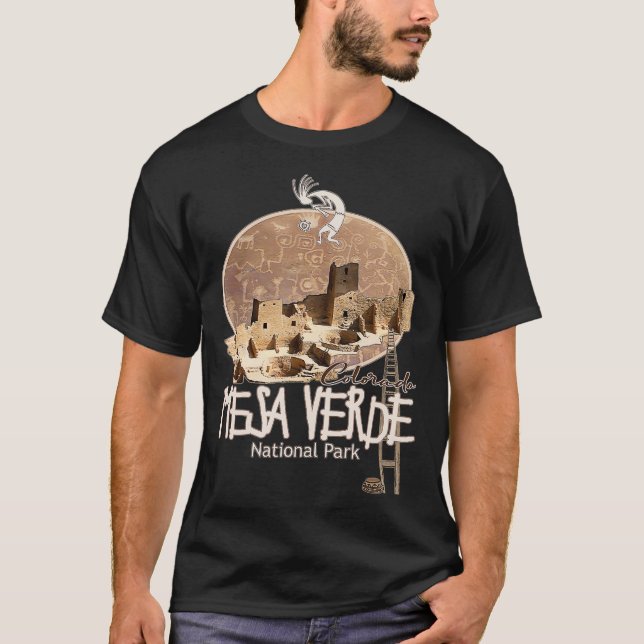 Mesa Verde Nationalpark Colorado T-Shirt (Vorderseite)