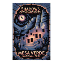 Mesa Verde Verlassener Nationalpark Poster