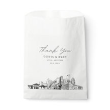 Mesa Wedding Skyline Personalisierte Liebetasche