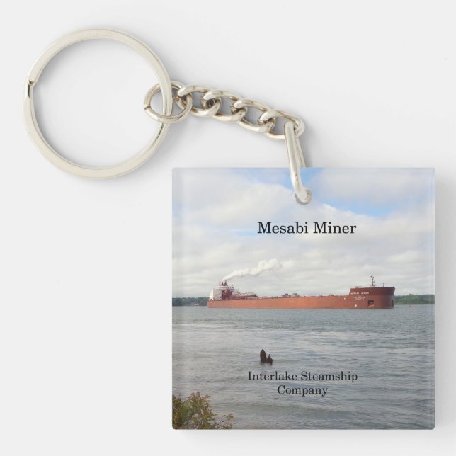 Mesabi Miner Acrylschlüsselkette Schlüsselanhänger (Vorderseite)