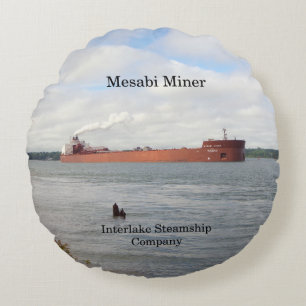 Mesabi Miner Rundkissen Rundes Kissen