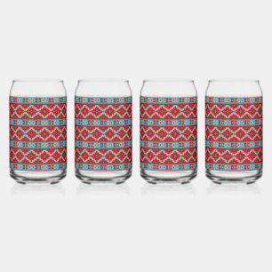 Mesas Sud-Ouest Rouge & Turquoise Motif géométriqu