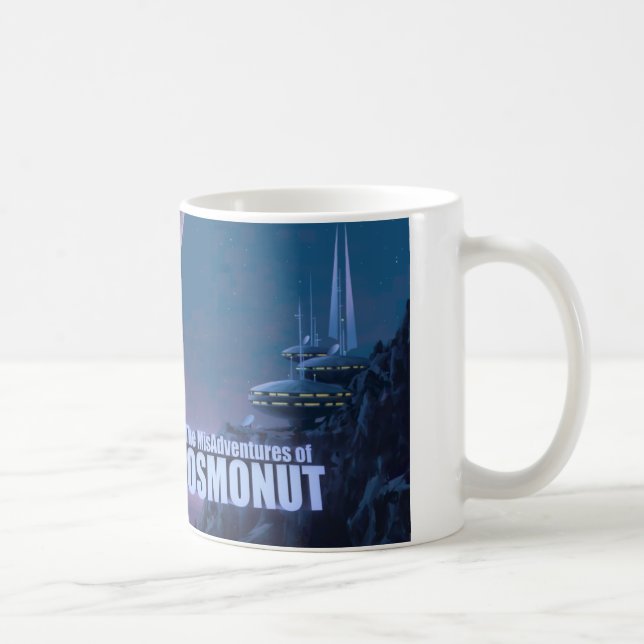 "Mésaventures rétro tasse de Cosmonut" (Droite)