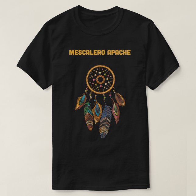 MESCALERO APACHE Stamm Einheimischer Amerikanische T-Shirt (Design vorne)
